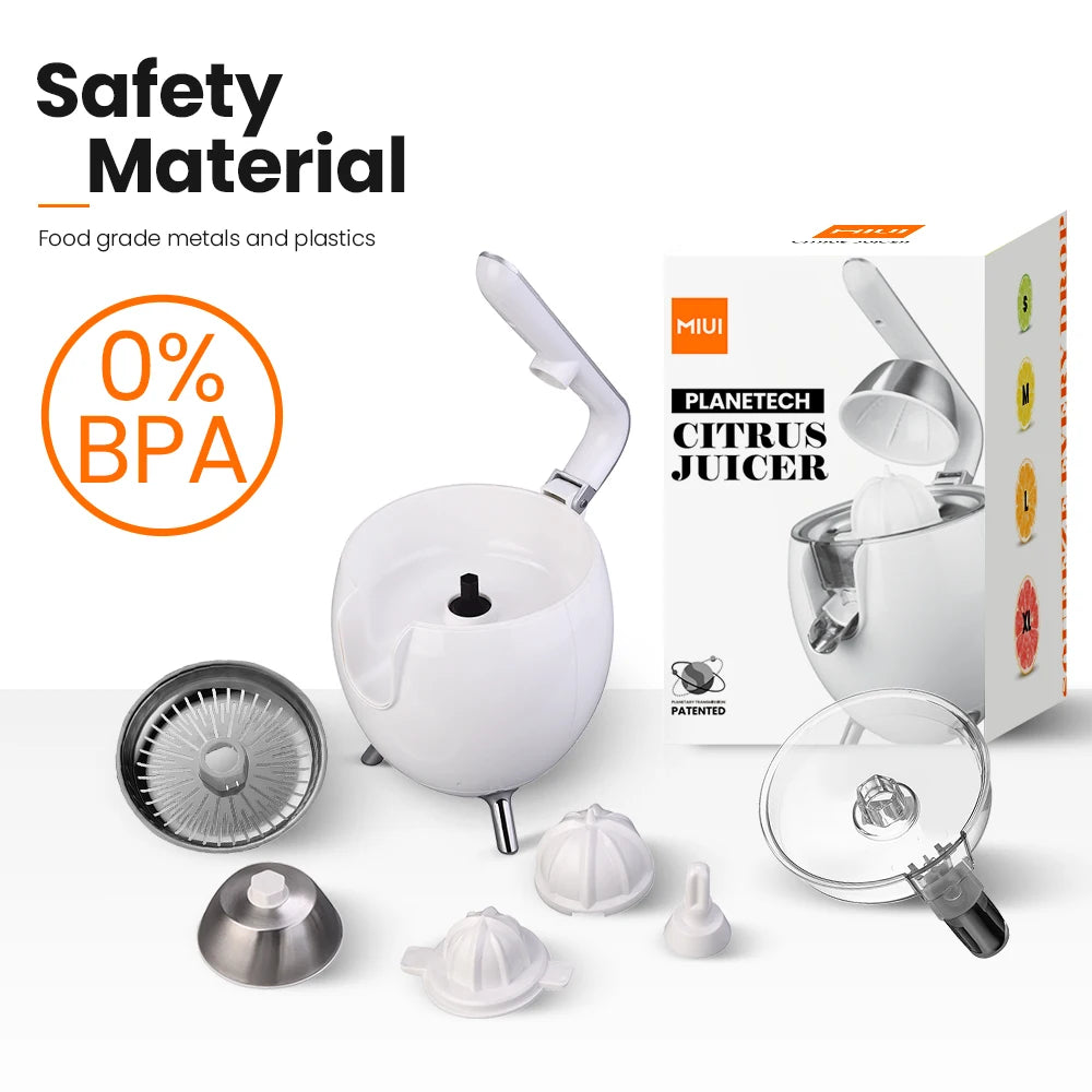 Citrus Juicer, 850W Stainless Steel Electric Press Juicer with Aluminum Die-Casting Handle