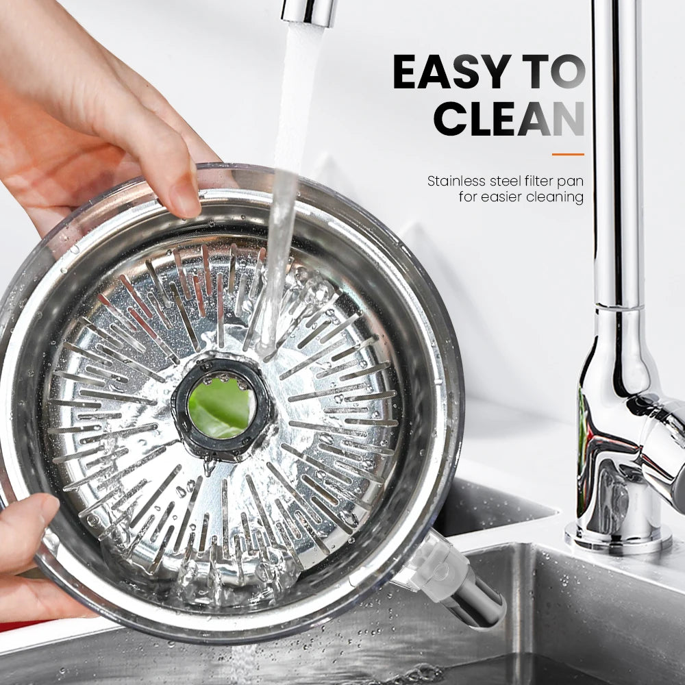 Citrus Juicer, 850W Stainless Steel Electric Press Juicer with Aluminum Die-Casting Handle