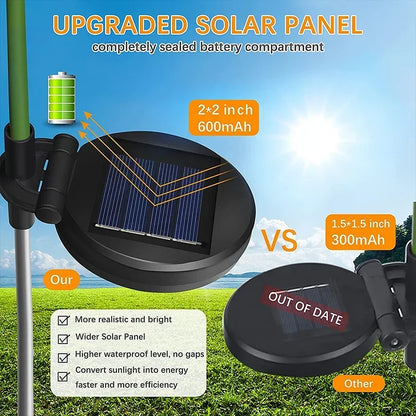 Outdoor Solar Sunflower Lamps - Smart Sense LED Garden Lights