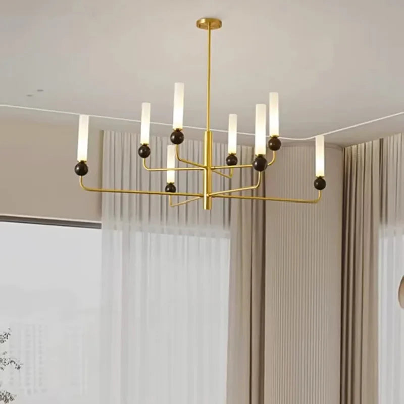 Natural Marble Ball Wall Lamp – Elegant Lighting Decor