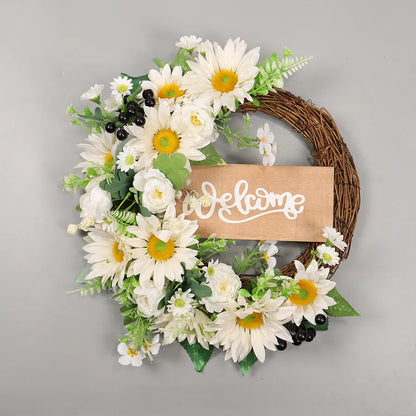 Welcome Spring with a Beautiful Sunflower Wreath!