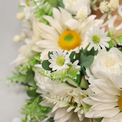 Welcome Spring with a Beautiful Sunflower Wreath!