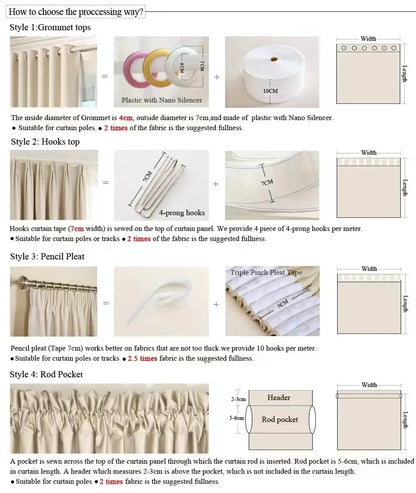 French Light Luxury Blackout Velvet Curtains with Lace