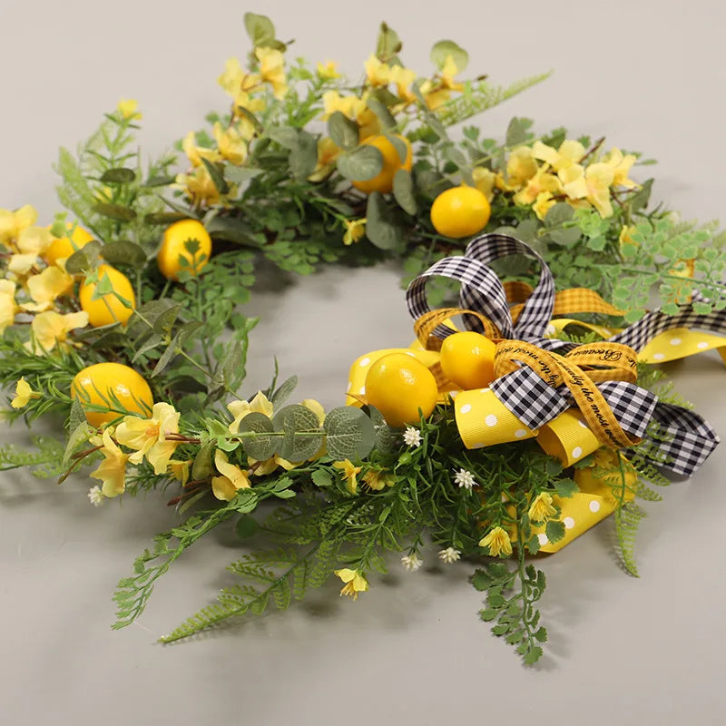 Welcome Spring with a Beautiful Sunflower Wreath!