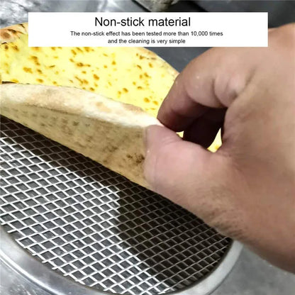 13-Inch Pizza Screen Pan - Non-Stick Baking Tray, Grilling Mesh Pad