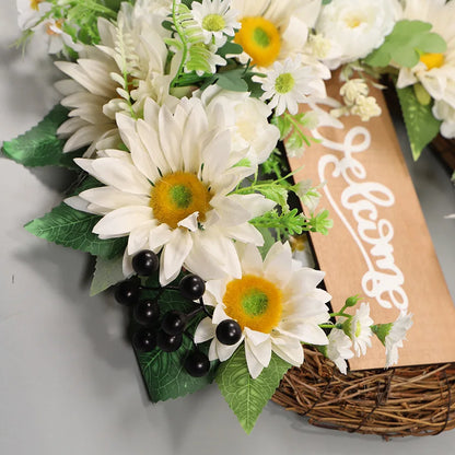 Welcome Spring with a Beautiful Sunflower Wreath!