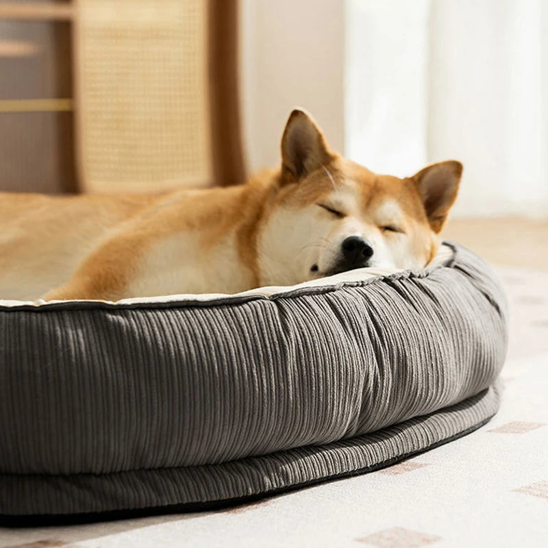Winter Warm Dog Bed – Soft Memory Foam Pet Sleeping Mat