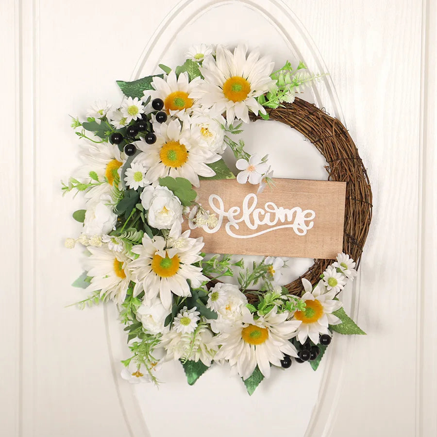 Welcome Spring with a Beautiful Sunflower Wreath!