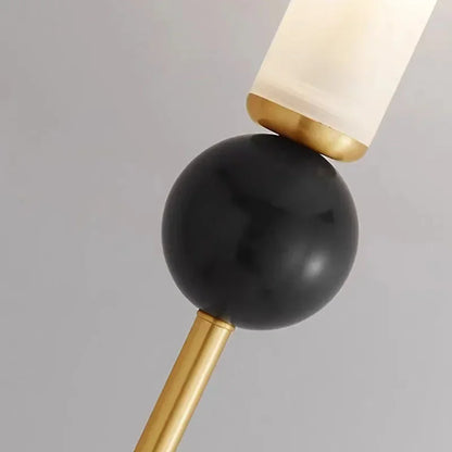 Natural Marble Ball Wall Lamp – Elegant Lighting Decor