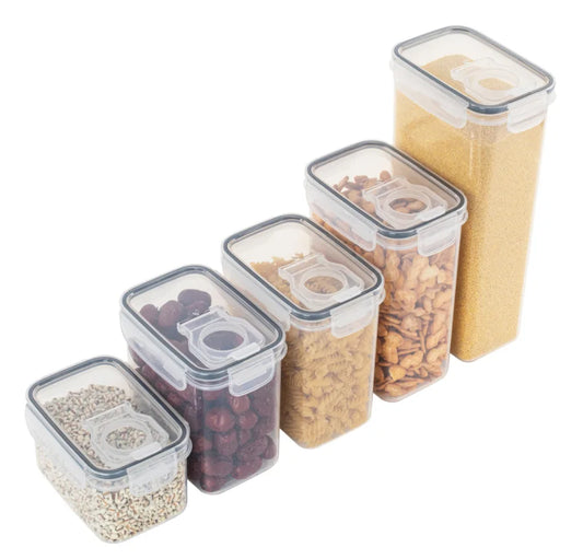 Airtight Food Storage Containers - Pantry & Cereal Organizers
