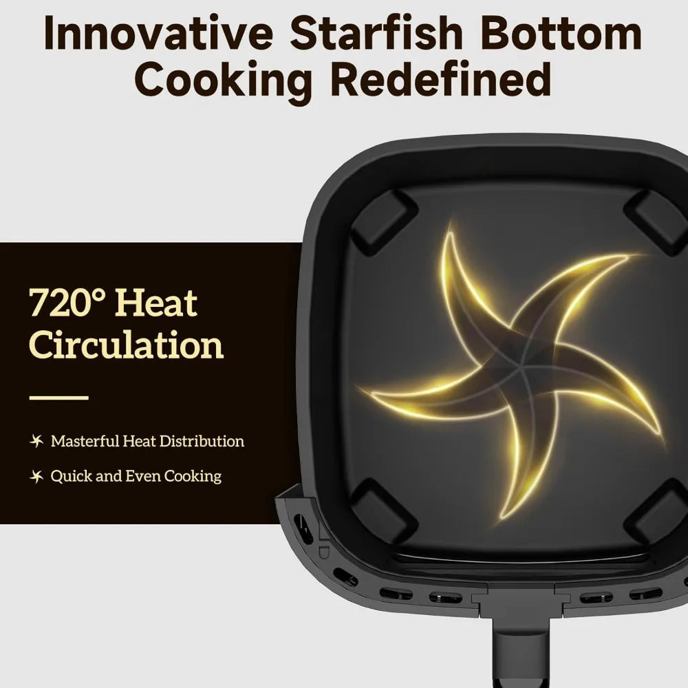 9.5QT Large Air Fryer – Multifunctional for Healthier, Family-Sized Meals