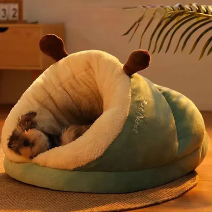 Plush Pet Sofa Bed – Cozy Cave House for Dogs & Cats