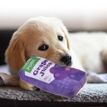 Interactive Dog Squeak Toy – Plush Chew Toy for Puppies & Teething Dogs